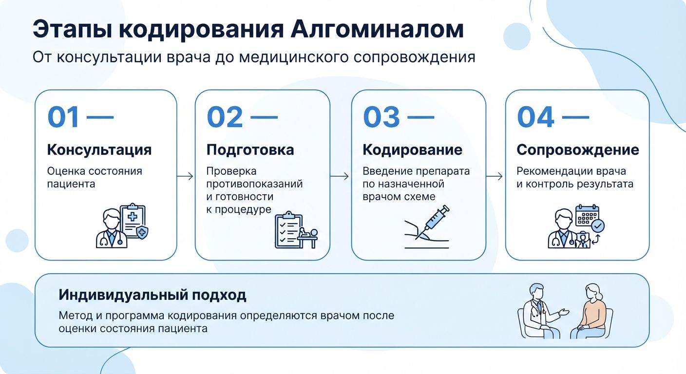 Кодирование препаратом «Алгоминал» в Улан-Удэ инфографика